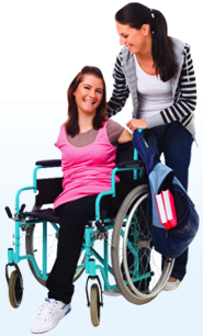 two smiling students