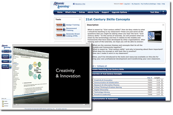 Atomic Learning 21st Century Skills image